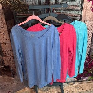 Chico’s Set of 3 The Ultimate tee, size 8 or Chico’s‎ 1, good condition